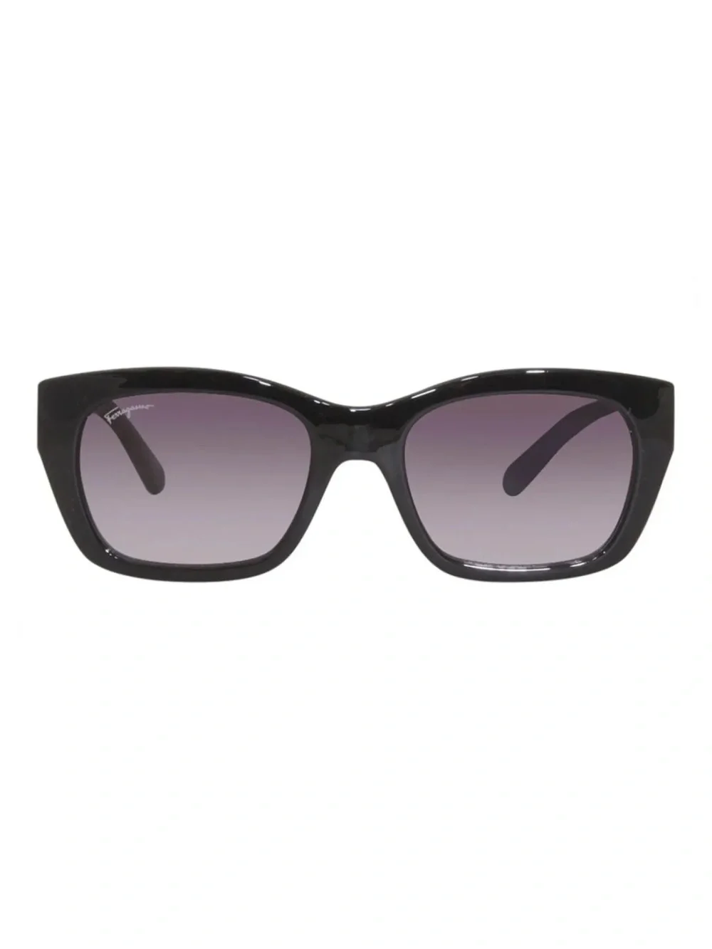 New Salvatore Ferragamo Sunglasses  SF1012S 001 Black / Grey Gradient NWT
